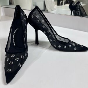 NIB $695 Alexander Wang 105mm Delphine Crystal A Pumps 105mm Delphine Crystal 8
